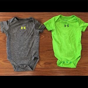 3 month Under Armour Onesies